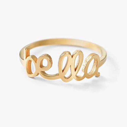 personalized name ring vendor services custom word rings wholesale high quality